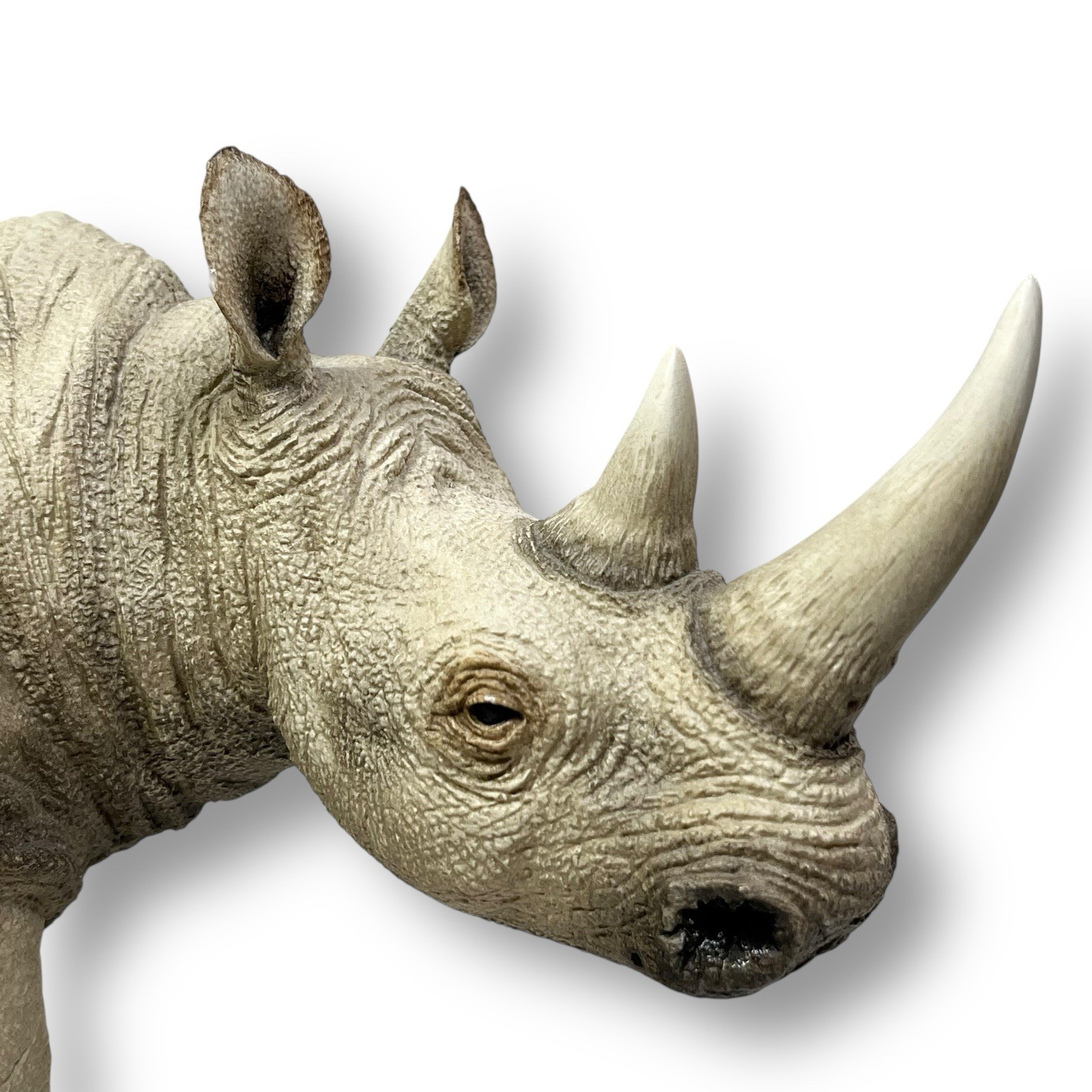 CreArt AFRICAN WHITE RHINOCEROS Rhino 14″ Safari Sculpture Figurine #1389/2500