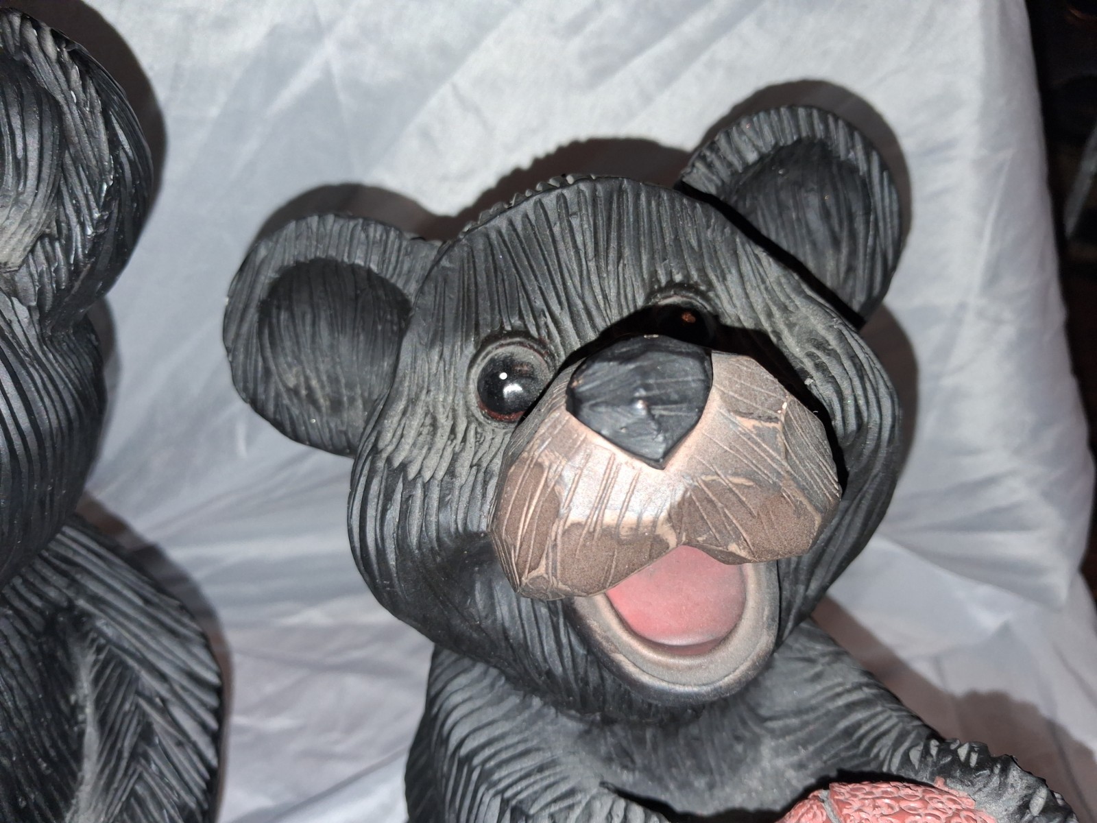 Wooden Carved Black Bears