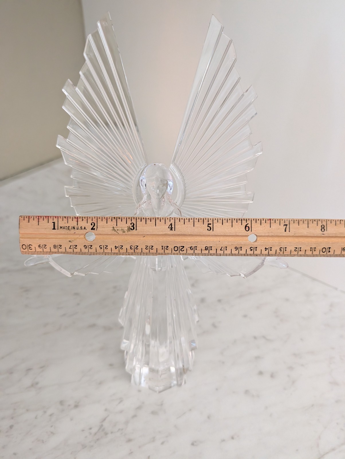 Clear Acrylic Table Angel Decoration