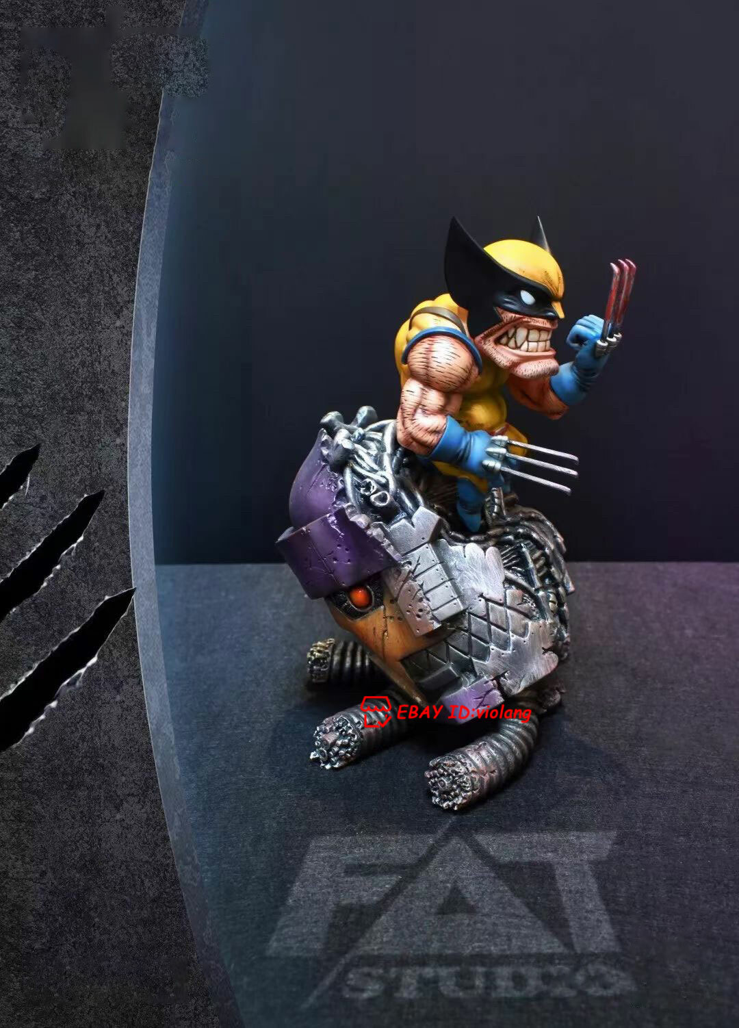 FAT Studio Fat Wolverine 27cmH Figure Model Painted Statue In Stock New Hot