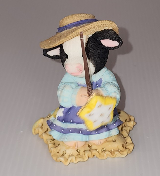 Mary’s Moo Moos Fishing for Good Wishes Limited Edition 543241 Enesco 1999 boxed