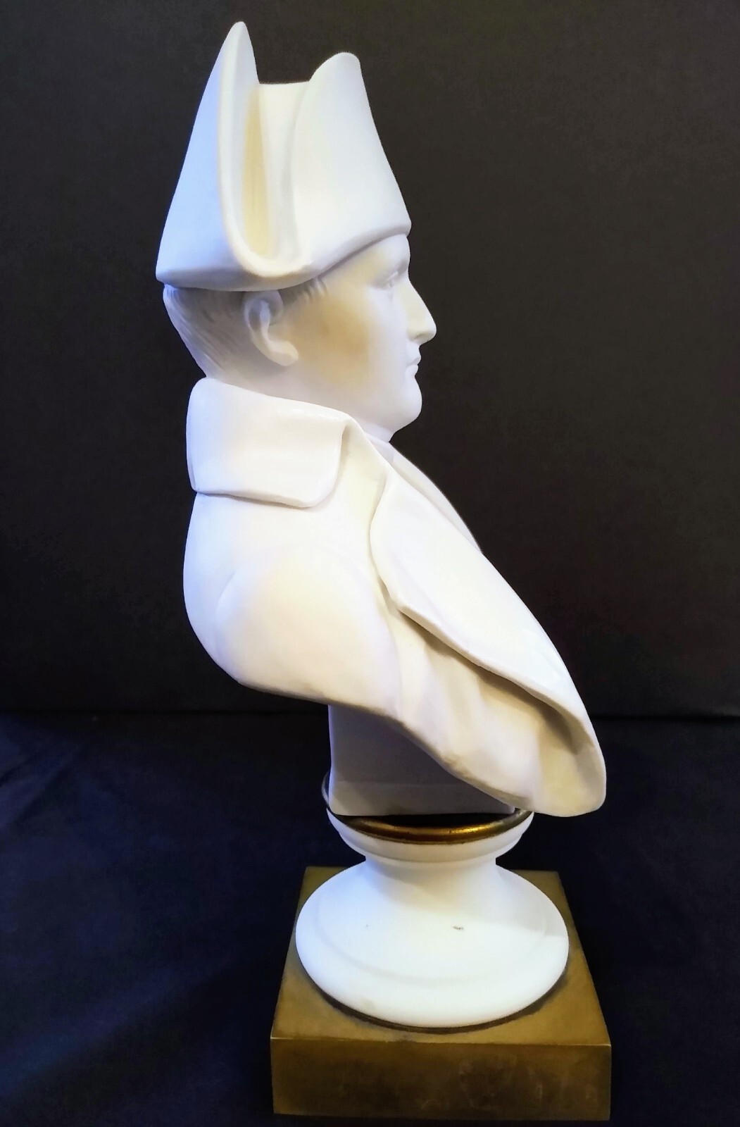 SEVRES BISQUE PORCELAIN BUST OF NAPOLEON BONAPARTE 19th century France Excellent