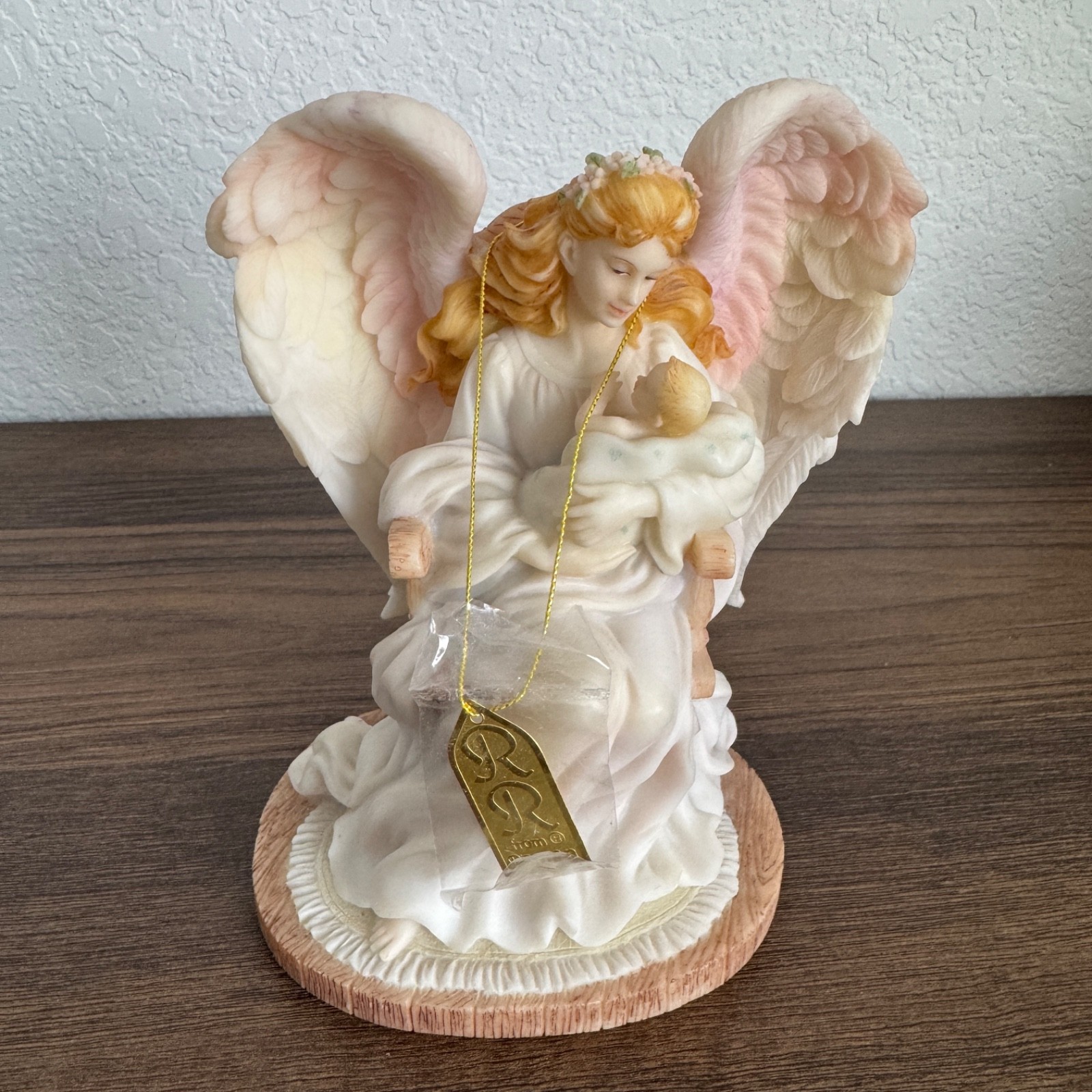 VTG Seraphim Classics HANNAH Always Near Angel w/Baby Roman, Inc. 78087 1997 EUC