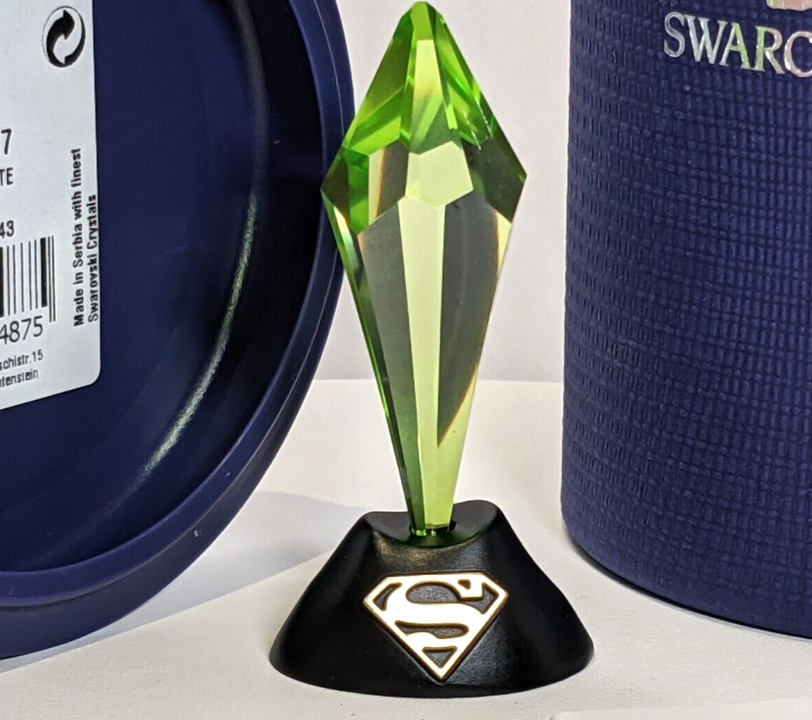 Swarovski DC Comics Superman KRYPTONITE Crystal Figurine 5557487 Genuine* MiB!