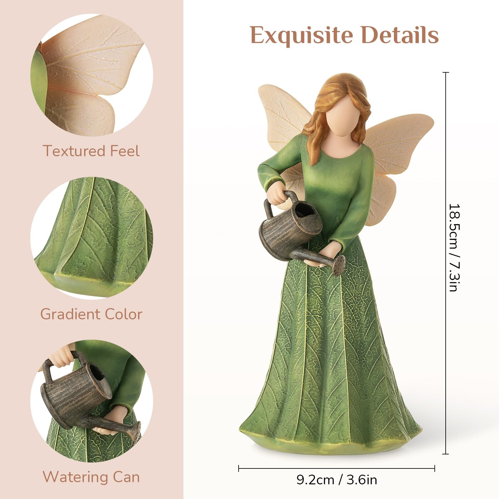 Gardening Gifts for Gardeners Women: Unique Garden Angel Figurine Gift for Pl…