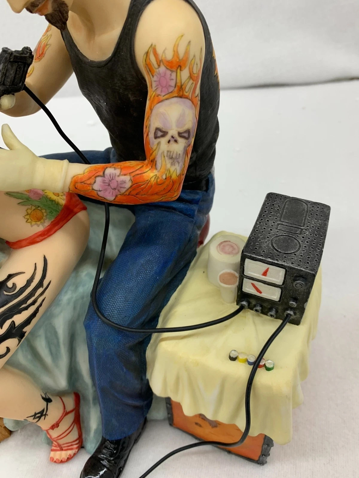 NEW Vintage Tattoo Resin Sculpture “The Backpiece” Vintage tattoo flash rare