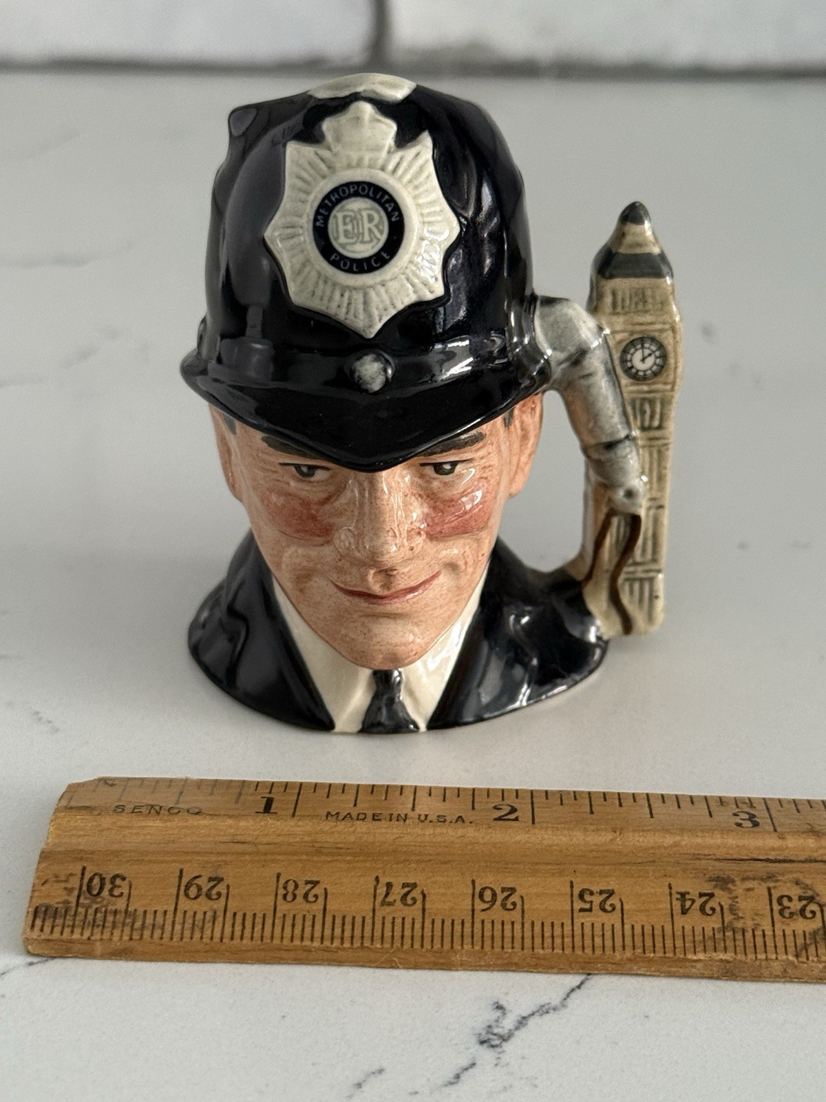 Royal Doulton D6763 The London Bobby Miniature Character Jug