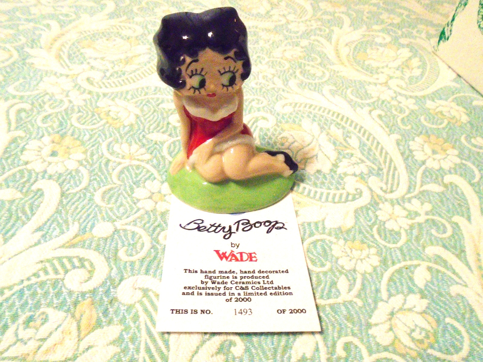 Wade Betty Boop/Certificate 1996 Very Good Condition