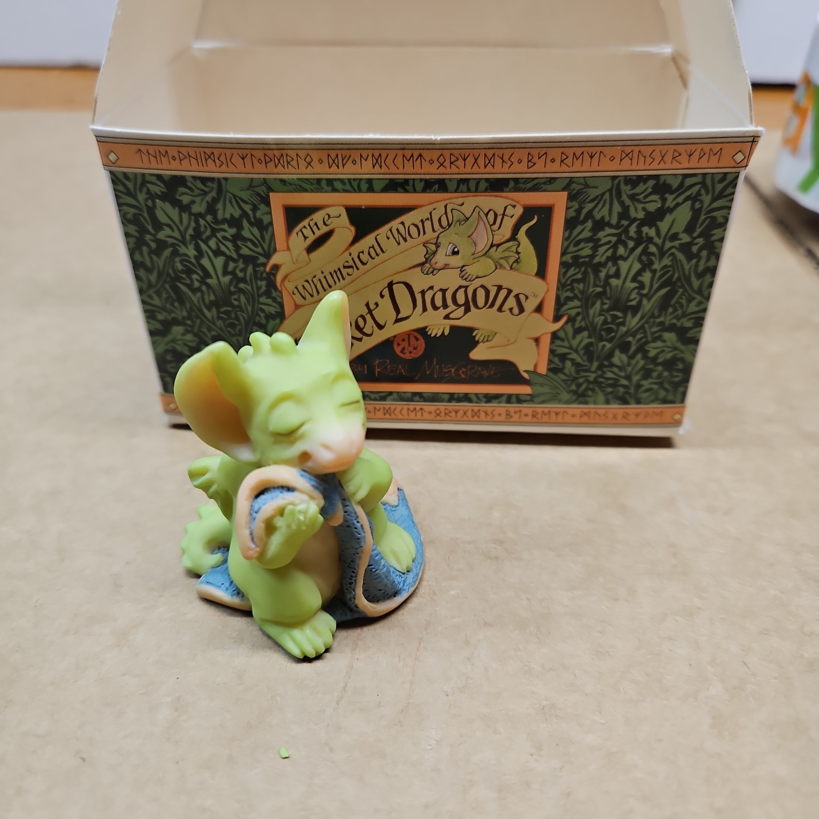 Signed 05/03 Whimsical World of Pocket Dragons “LITTLE SECURITY” Real Musgrave