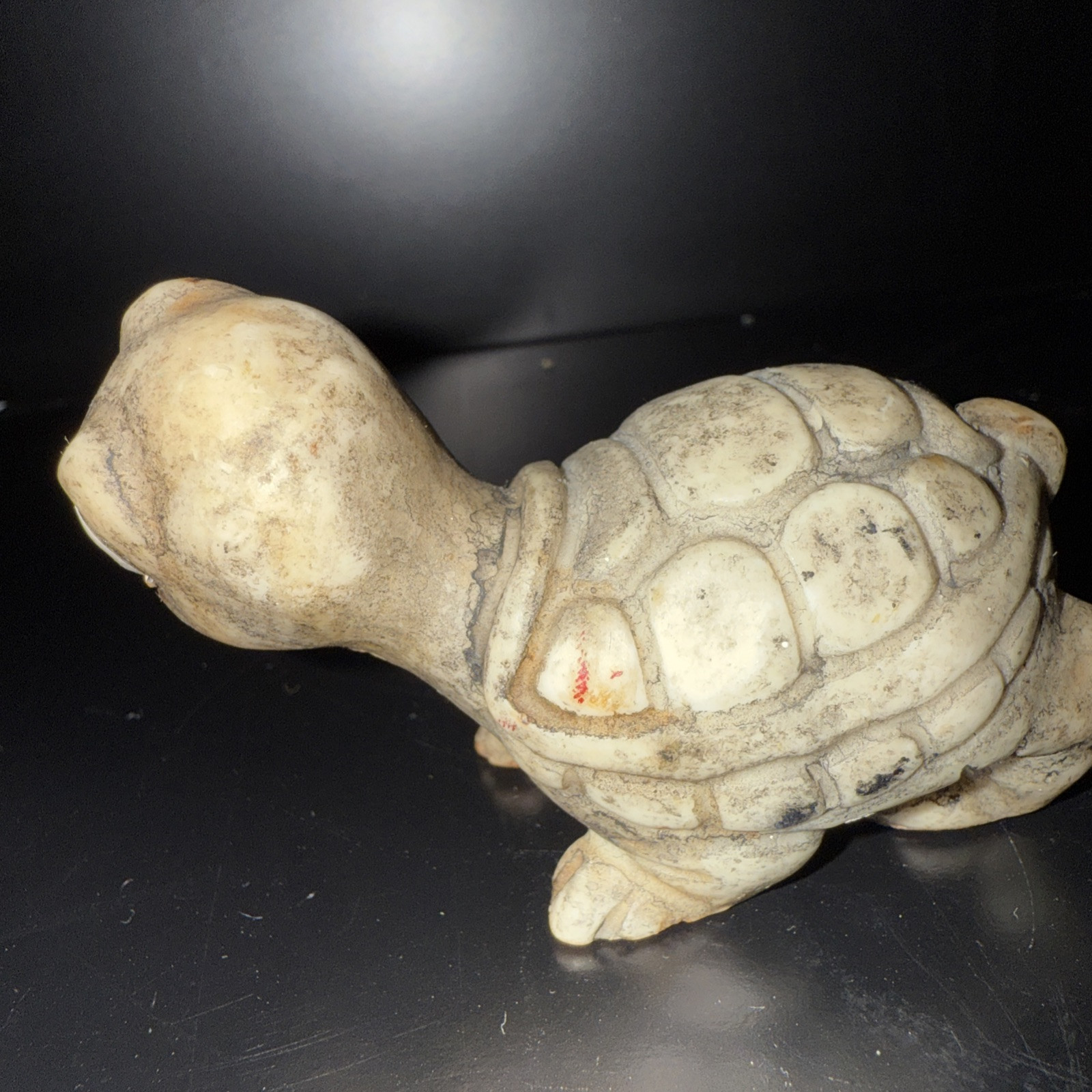 Vtg Cresco Handpainted Turtle Figurine Resin Small Cute Made In Taiwan