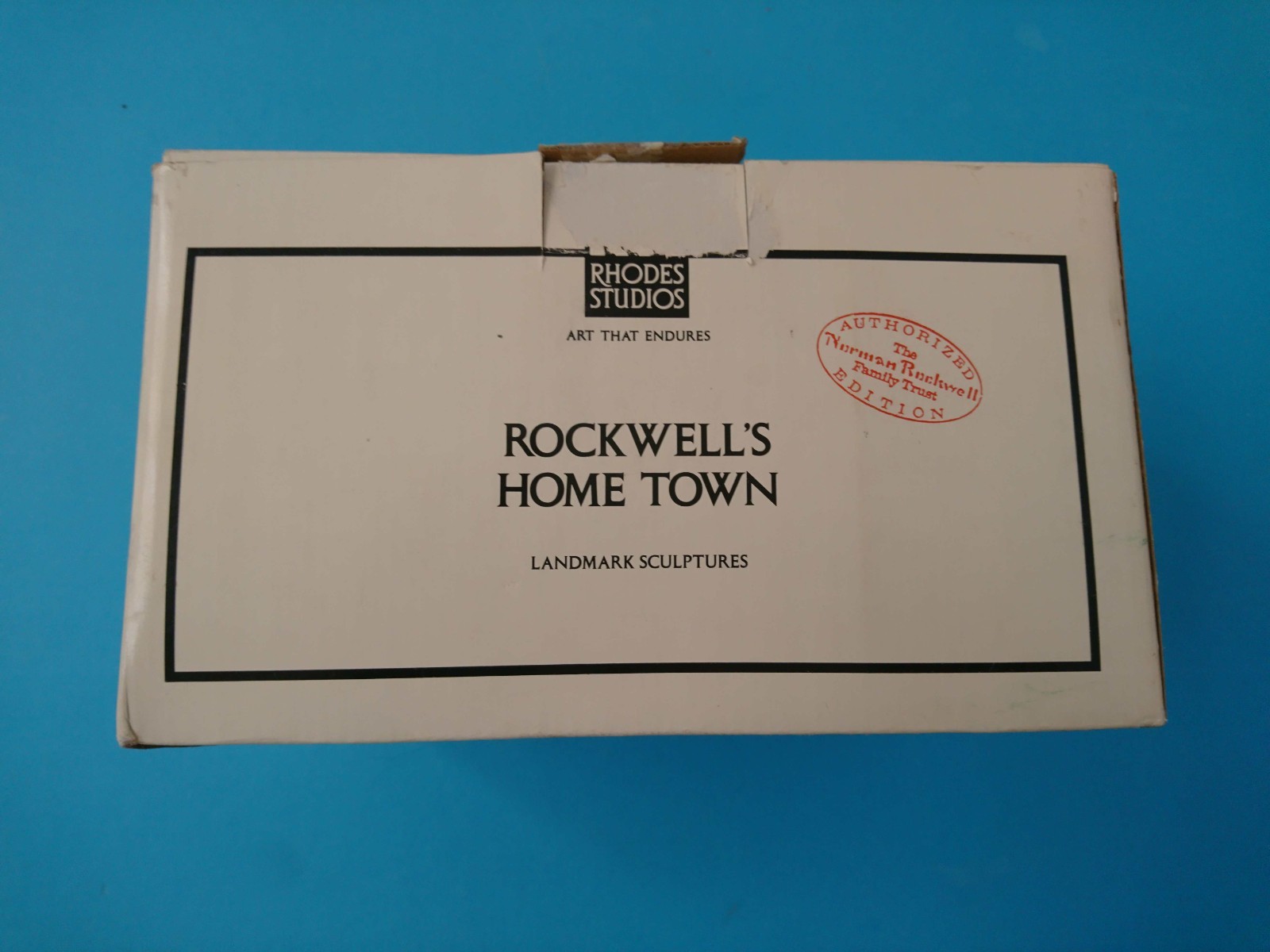 NORMAN ROCKWELL’S HOME TOWN RESIDENCE – RHODES STUDIOS IN ORIGINAL BOX
