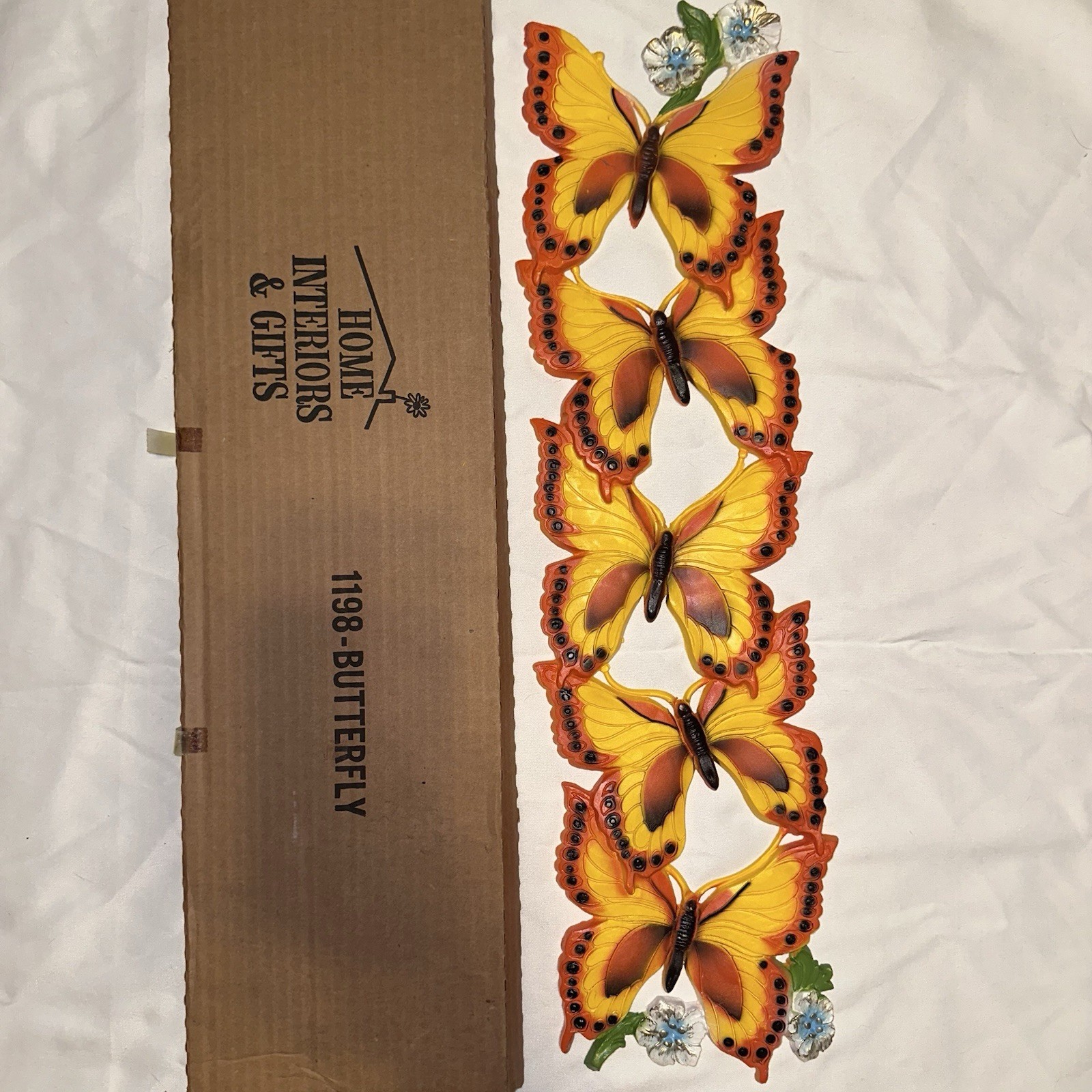 Vtg 1978 Butterfly Wall Universal Statuary Corp Groovy 24” Home Interiors NIB!!