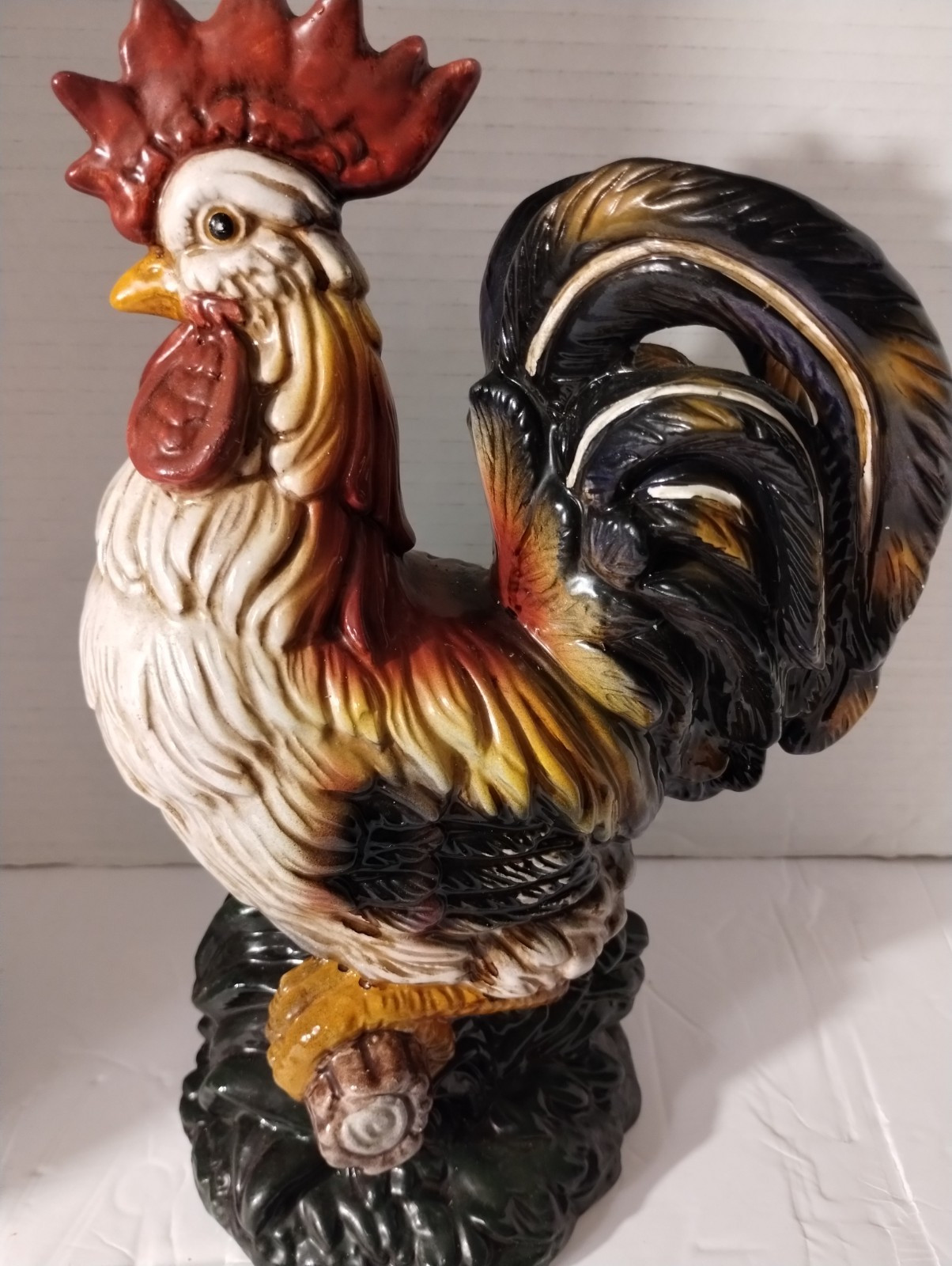 Vintage Blue Sky Grand Classic Rooster Ceramic Excellent Condition