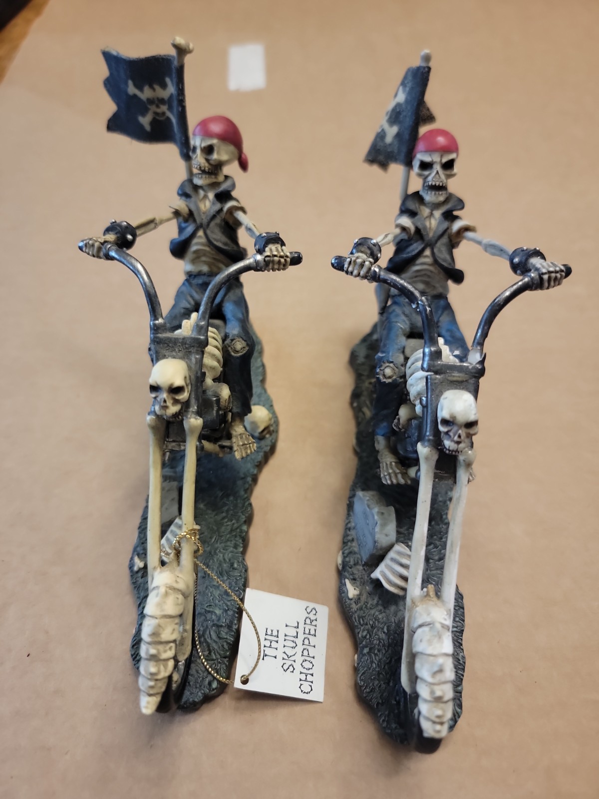 Set Of 2 Skull Choppers Collection Limited Edition Hamilton Brain Dead