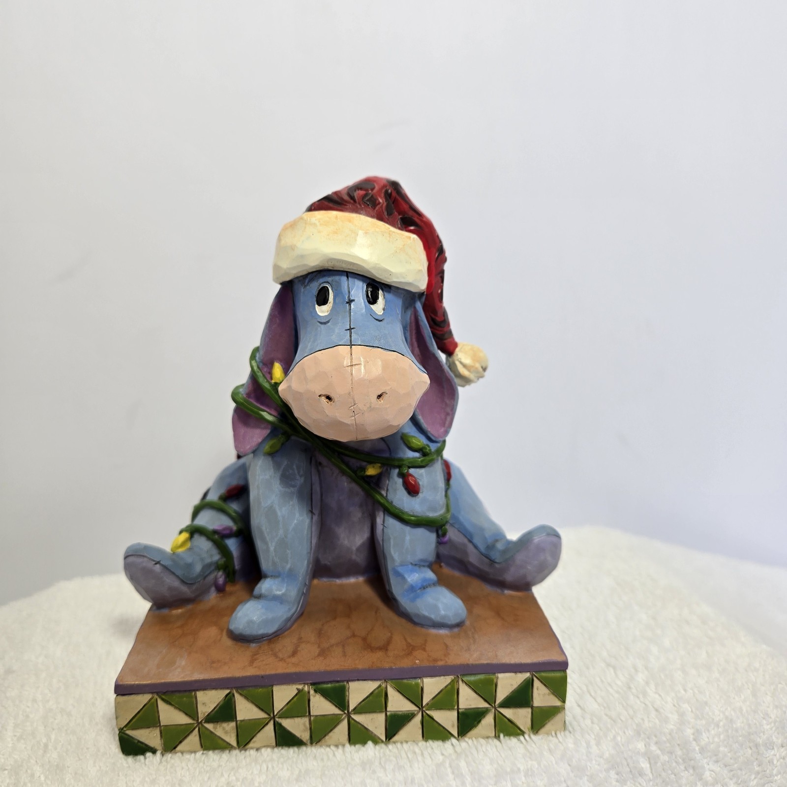 Enesco Jim Shore Disney Showcase ENTANGLED Eeyore Figurine Shelf Sitter Decor