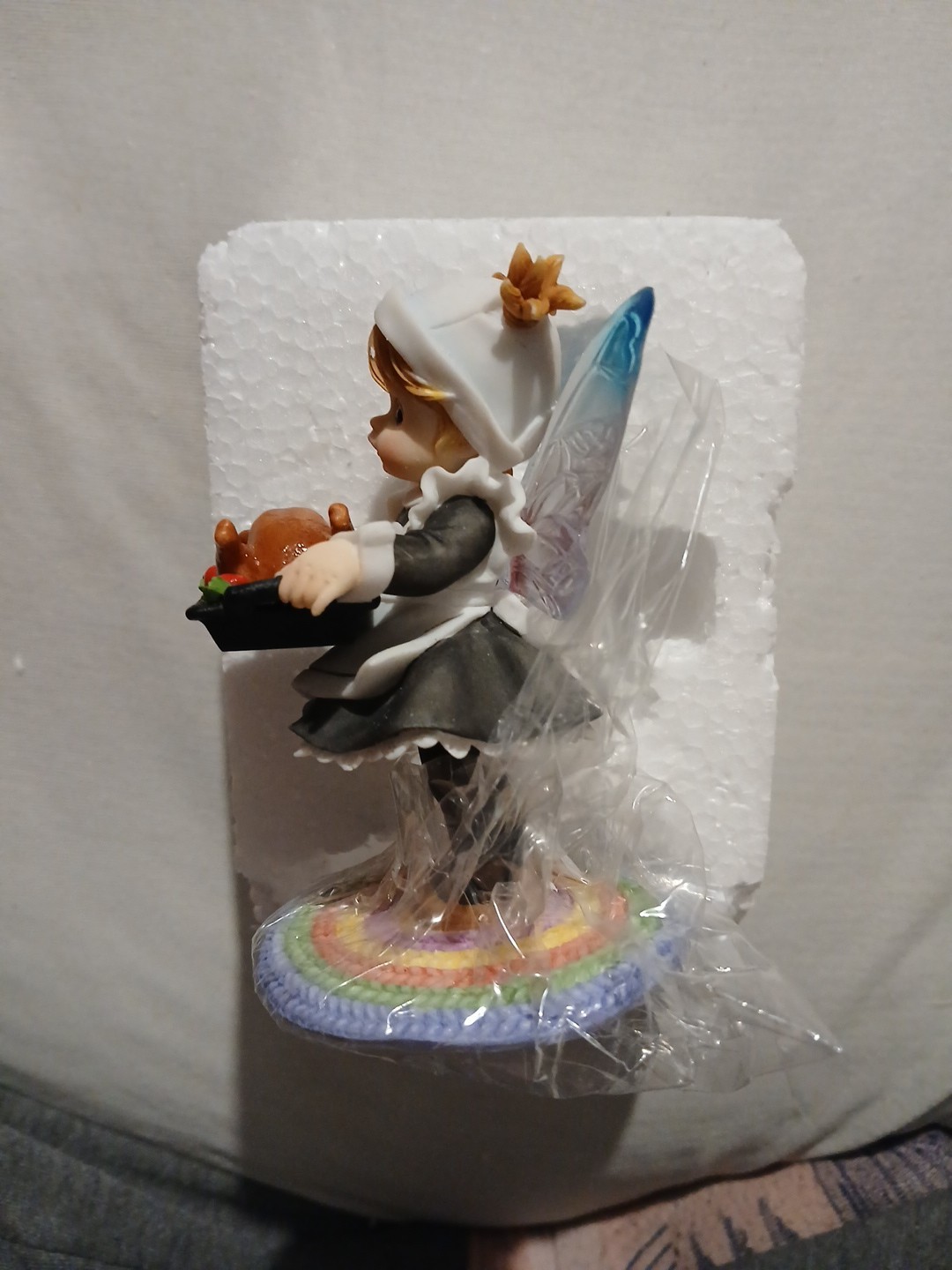 My Little Kitchen Fairies By Enesco Little Pilgrim Turkey Fairy Figurine