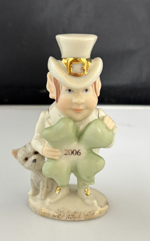 Lenox St. Patrick’s 2006 Irish Leprechaun and Puppy