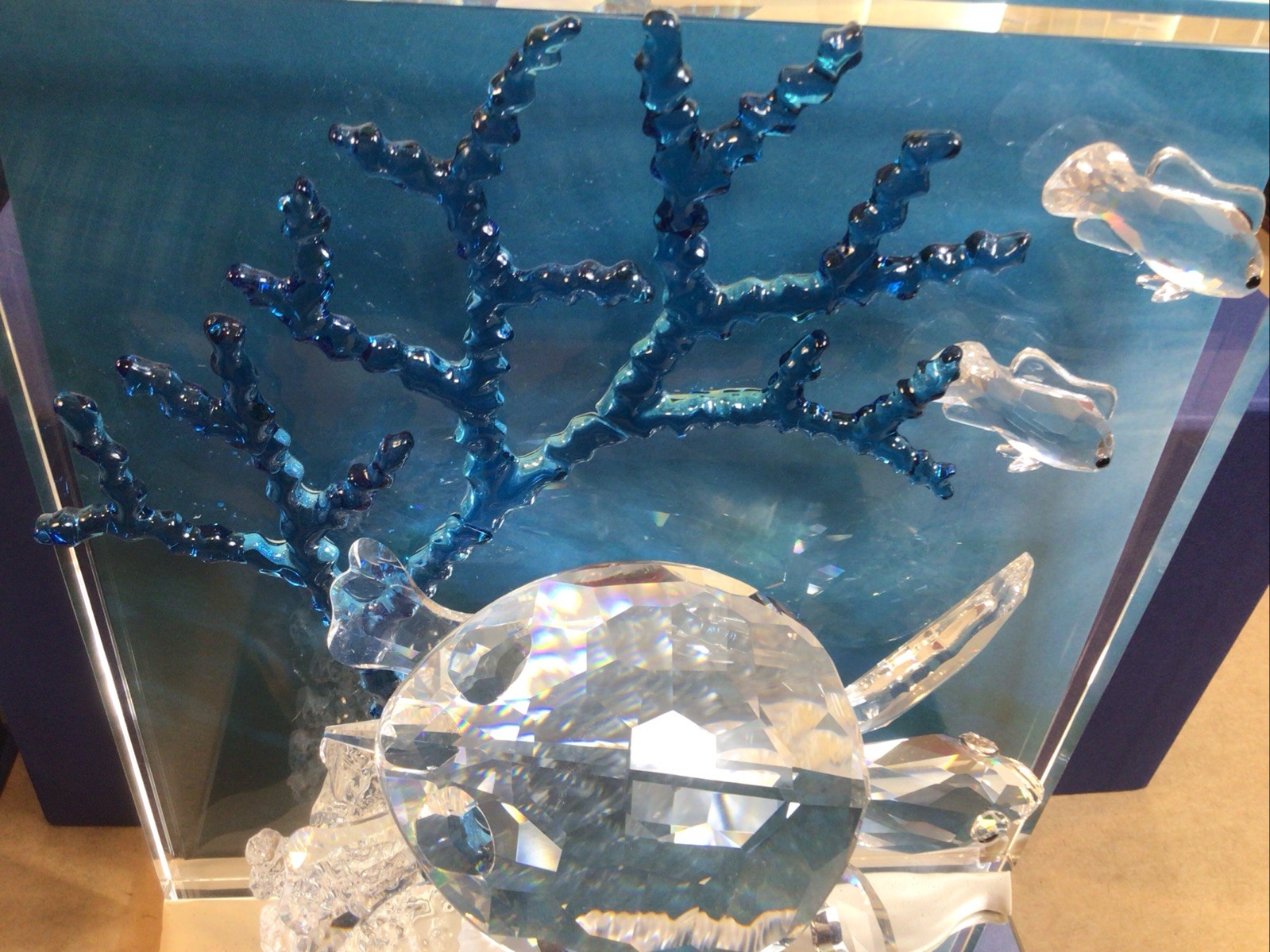 Swarovski Wonders Of The Sea Eternity Colored Turtle 684266 Original Box & COA