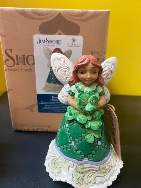 Jim Shore Heartwood Creek – Bonny Beauty St Patrick’s Day Irish Fairy – 6012261