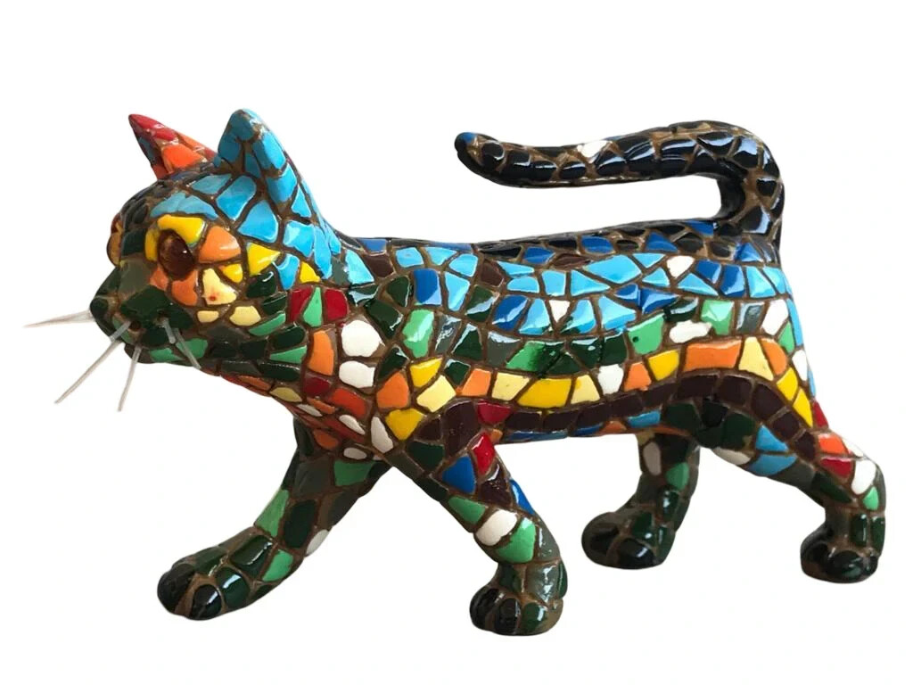 Barcino Classic Mosaic Cat Walking