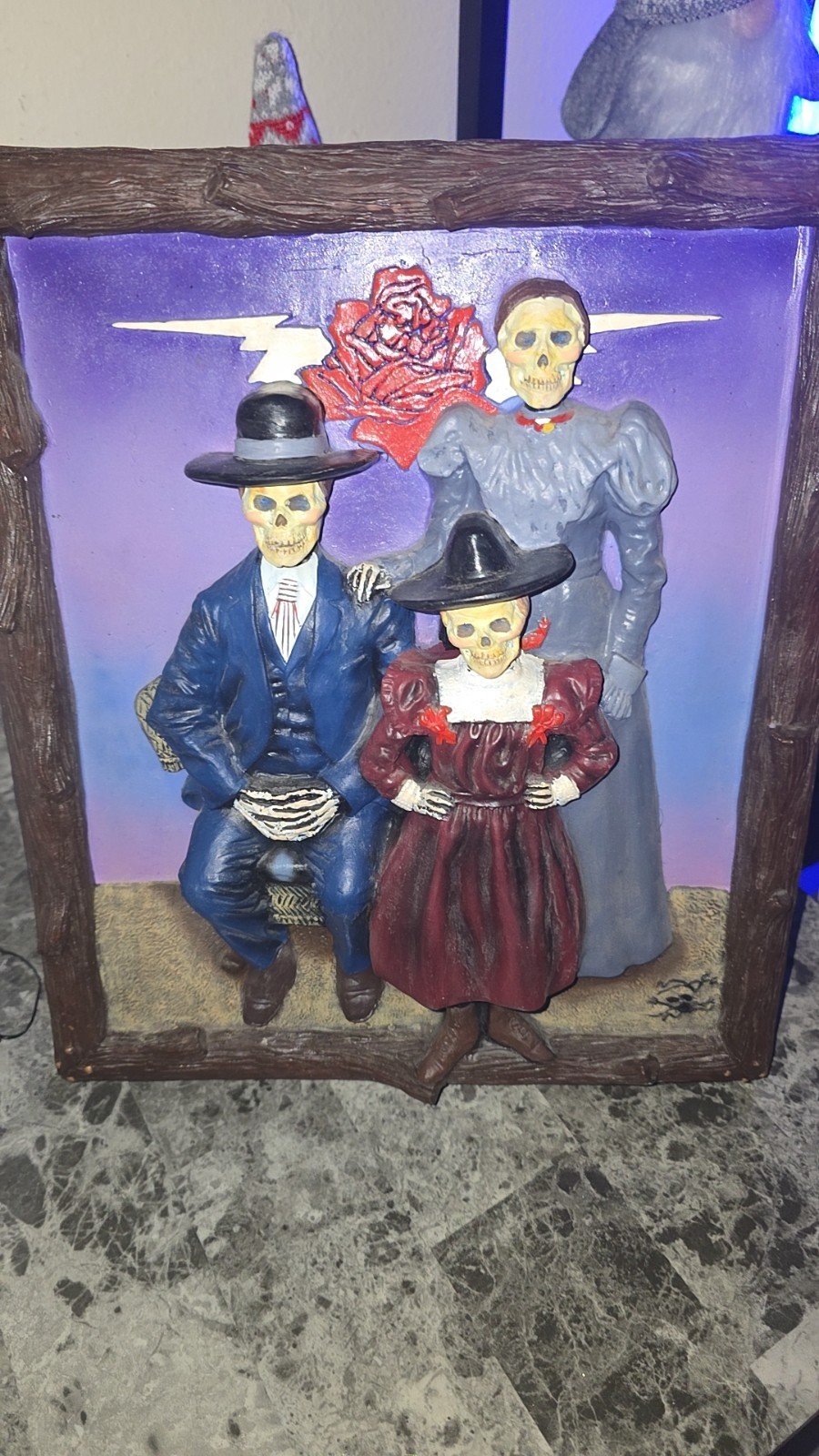 Stanley Mouse “Dead Family”3D Resin Wall Art–Illusive Concepts–COA–Grateful Dead