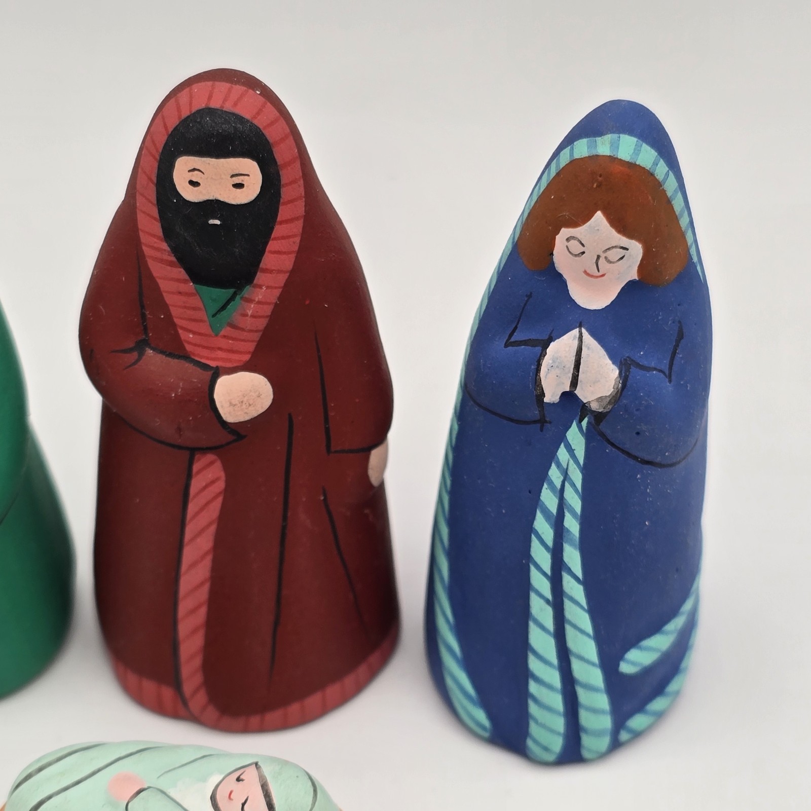 Arnautoff & Jones Perkins & Morley Vintage Mini Nativity Set 5 Pieces