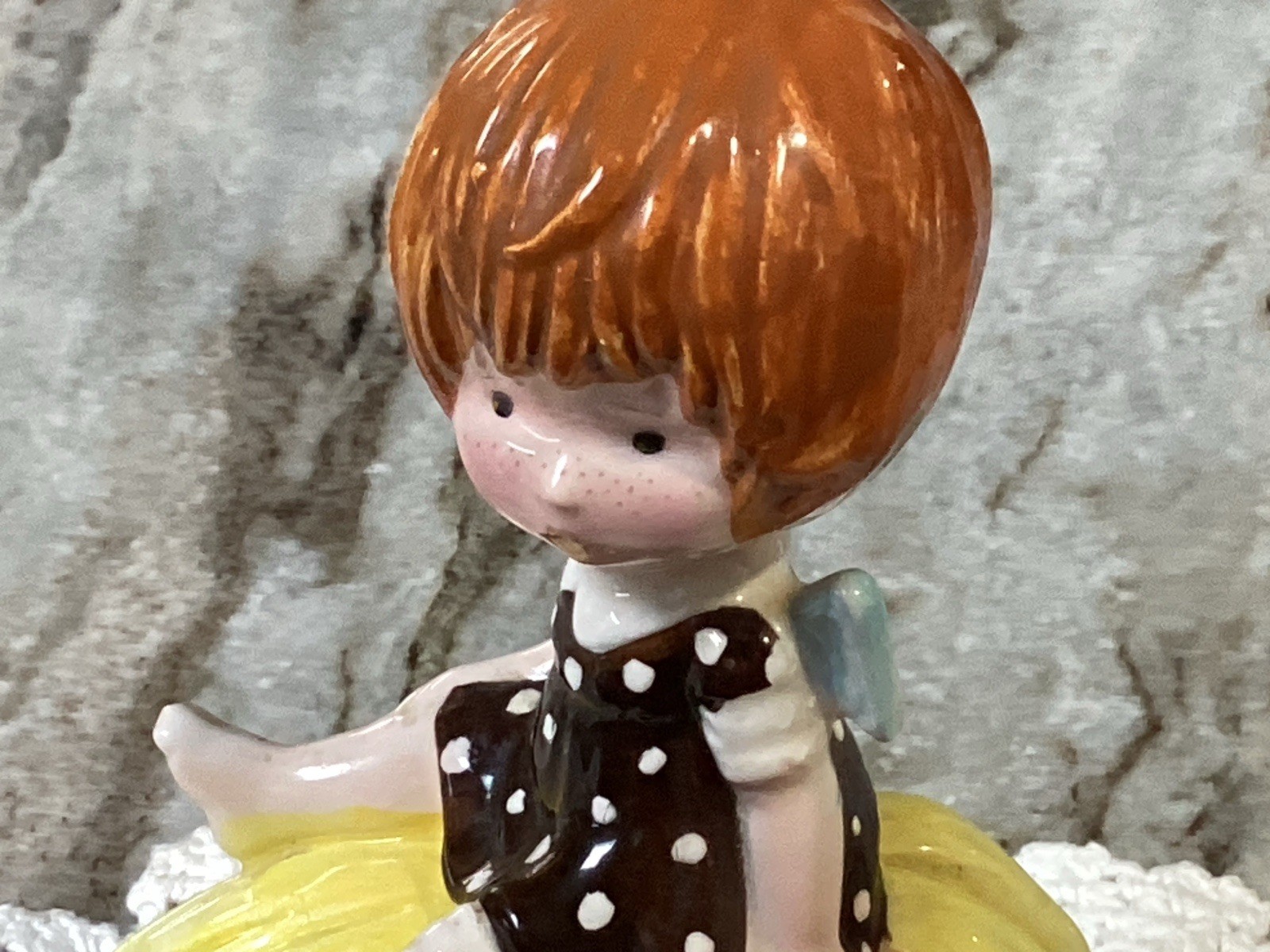 VTG American Greetings Corp. Little Freckled Face Girl Figurine-1971