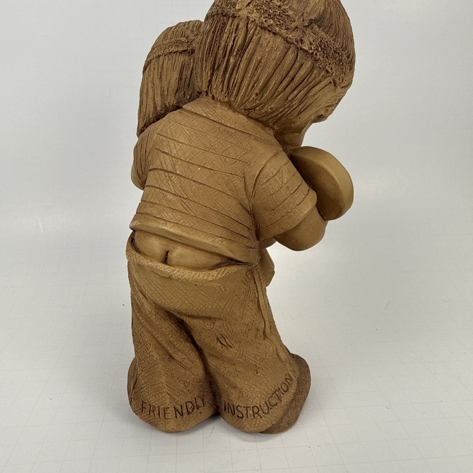 Vintage Bill Mack FANNYKINS 8″ Figurine Sculpture Friendly Instruction Tennis