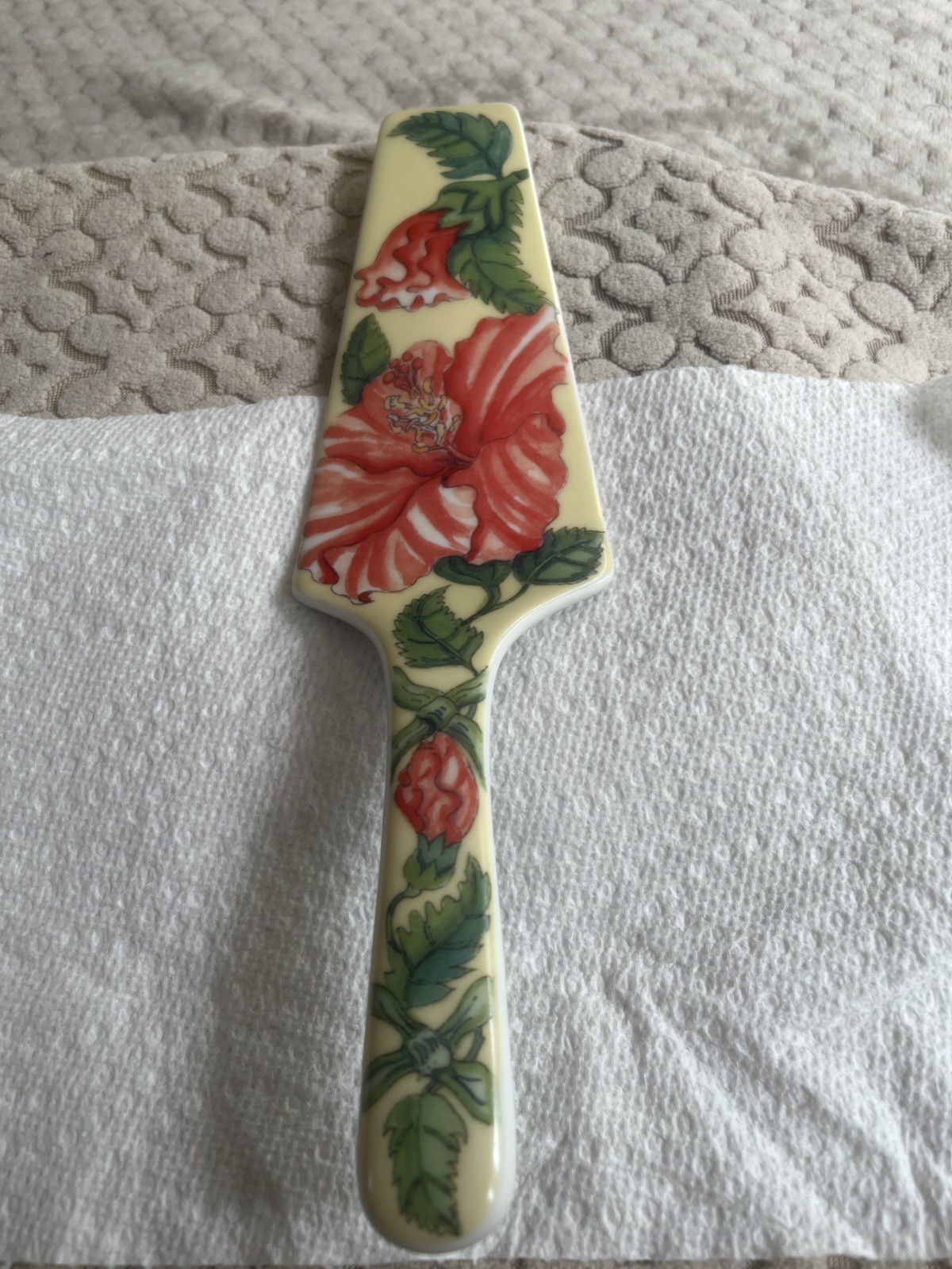 ANDREA BY SADEK HUMMINGBIRD COLLECTION 10″ CAKE PIE SERVER Made in Japan READ