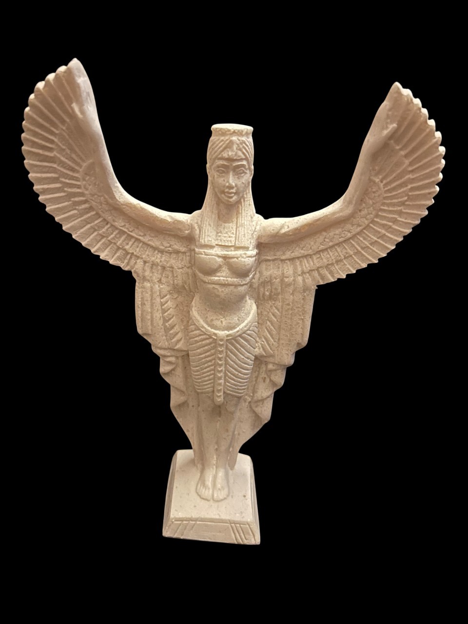 Unique Egyptian Standing Winged ISIS Goddess Statue – Goddess Of Motherhood