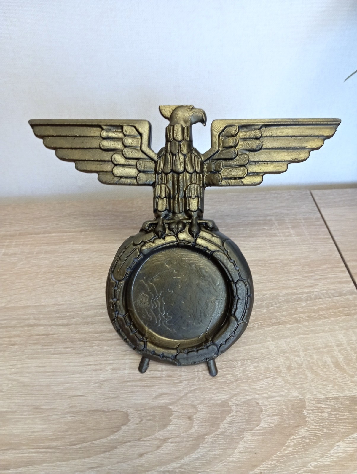 3D printed plastic replica of German eagle – early version tabletop decoration