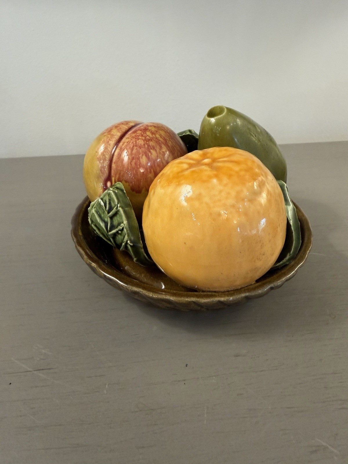 Vintage Ceramic Bowl Of Fruit by Jay Willfred For Andrea by Sadek Dish Portugal