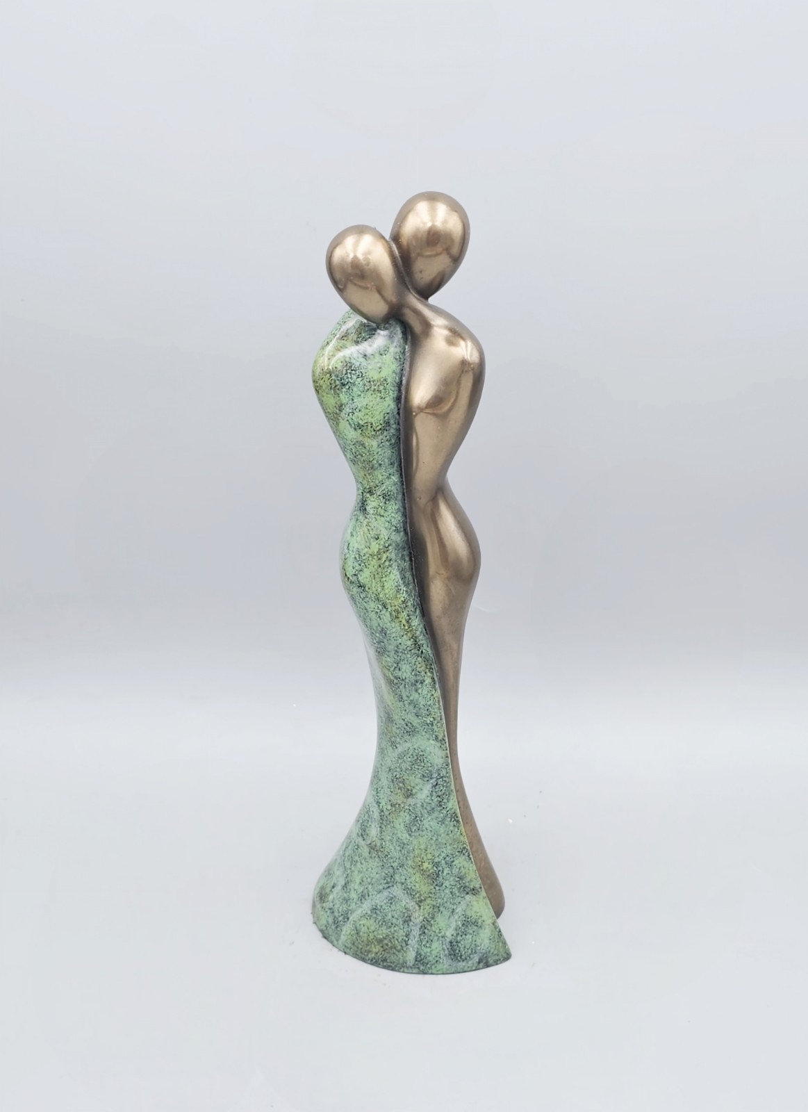 Genesis “Lovers Forever” Bronze Statue Figurine Made In Ireland 11.75″
