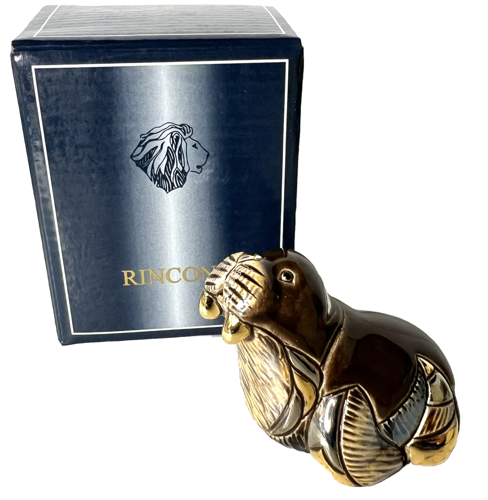 RINCONADA Artesania WALRUS #1728B RINCA BABIES Platinum & 18K Gold NIB MINT