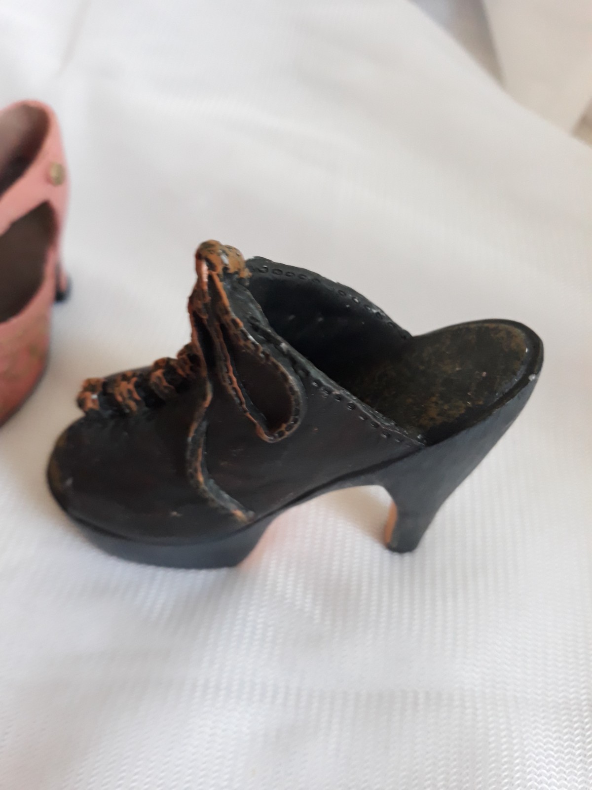 Miniature Decorative Shoe Collection Lot of 10 Various Styles Colors Resin Fun!