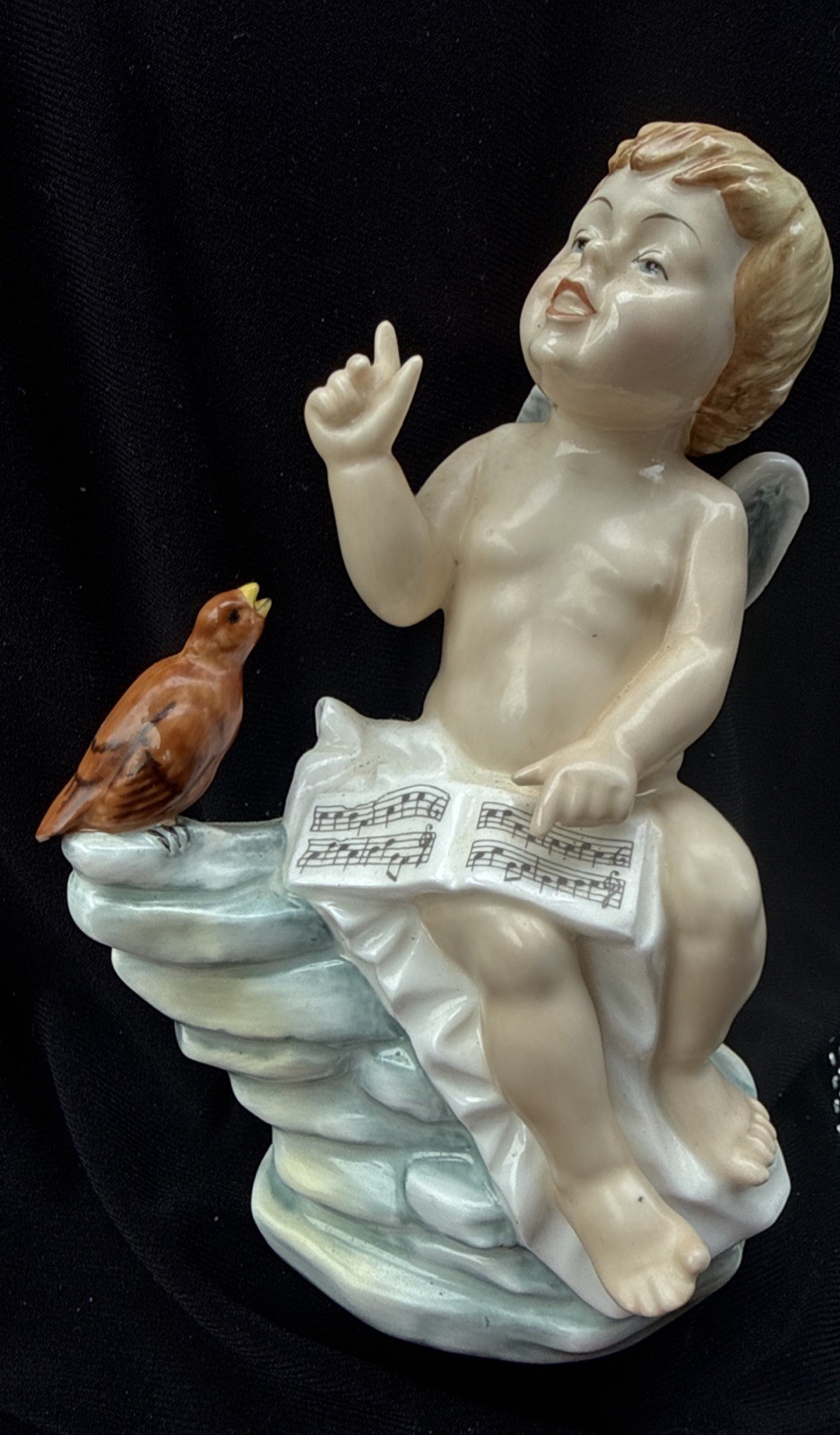 Doulton International 1983, Cherubs of the Arts Figurine, SONG Angel Sheet Music