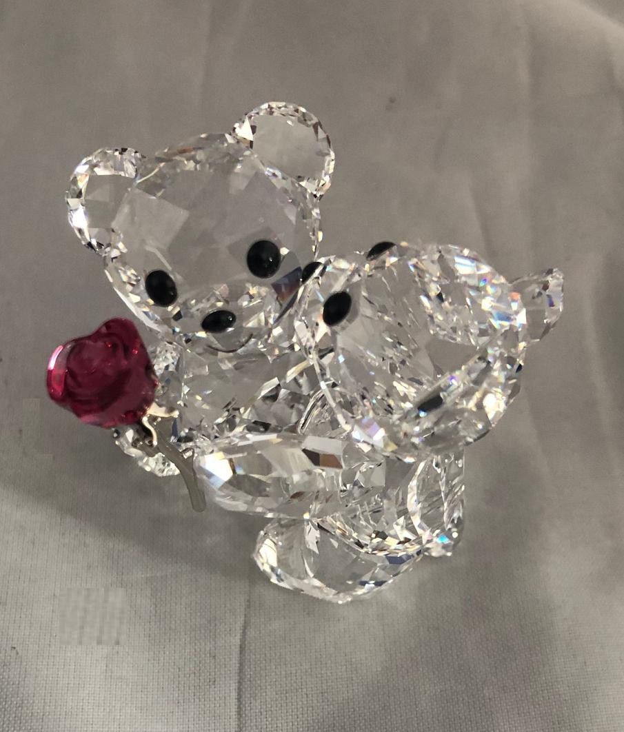 SWAROVSKI KRIS BEAR – A ROSE FOR YOU – 2011 LIMITED EDITION, #1077419 NIB