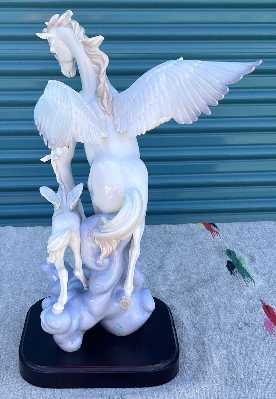 Lladro Pegasus #1778 Porcelain Figurine & Base LE 18″ Signed Fantasy & Legends