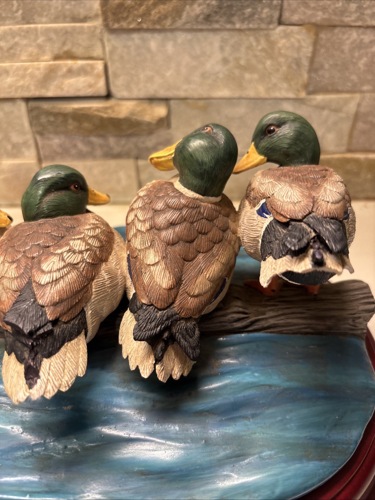 Danbury Mint The Boys by Art LaMay Birds of a Feather Sculpture Collection