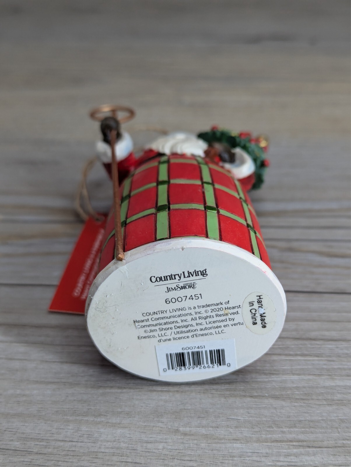 Jim Shore 2020 Enesco Country Living Santa with Tree Ornament 4.5″ 6007451