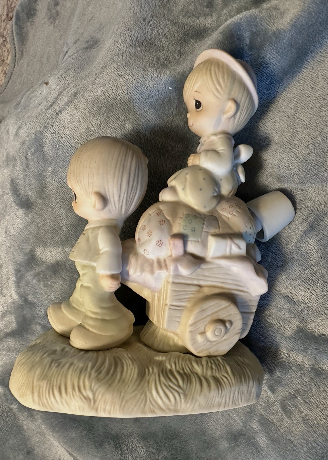 Precious Moments, “Walking By Faith” 1979, Jonathon & David, w/Box
