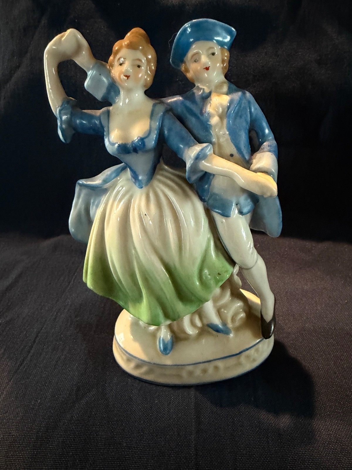Vintage Figure (A Dancing Victorian Courting Couple)