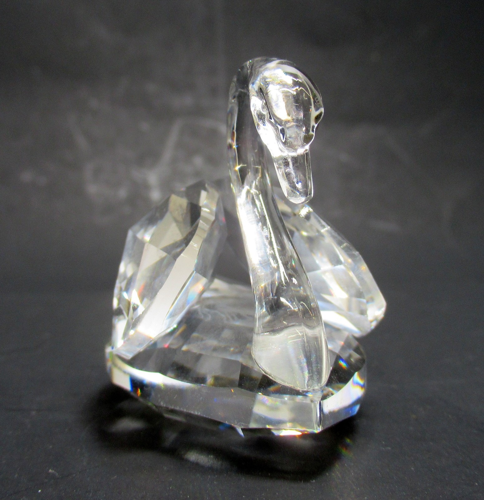 SWAROVSKI Crystal Swan Figurine Beautiful Signed Small