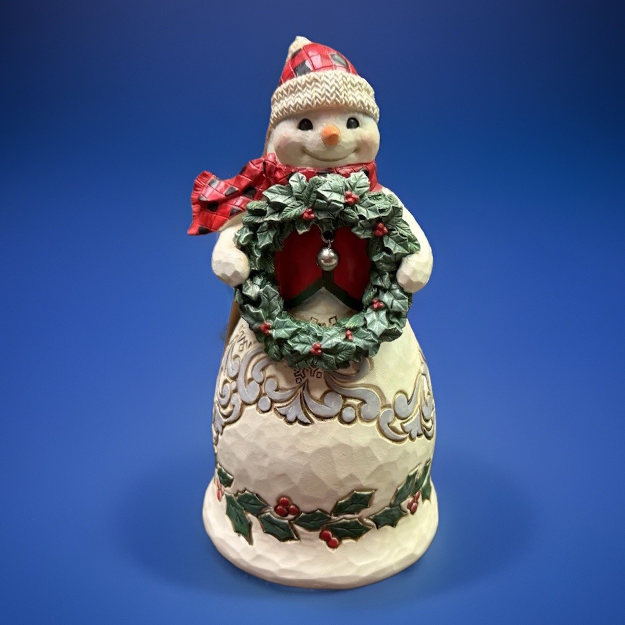 Jim Shore ❄️ “Warm Winter Wishes” ⛄️ Highland Glen Snowman 6012866 Retired NIB