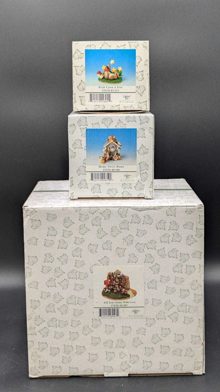 CHARMING TAILS FILL YOUR HOME WITH LOVE, WISH UPON A STAR, HOME TWEET HOME