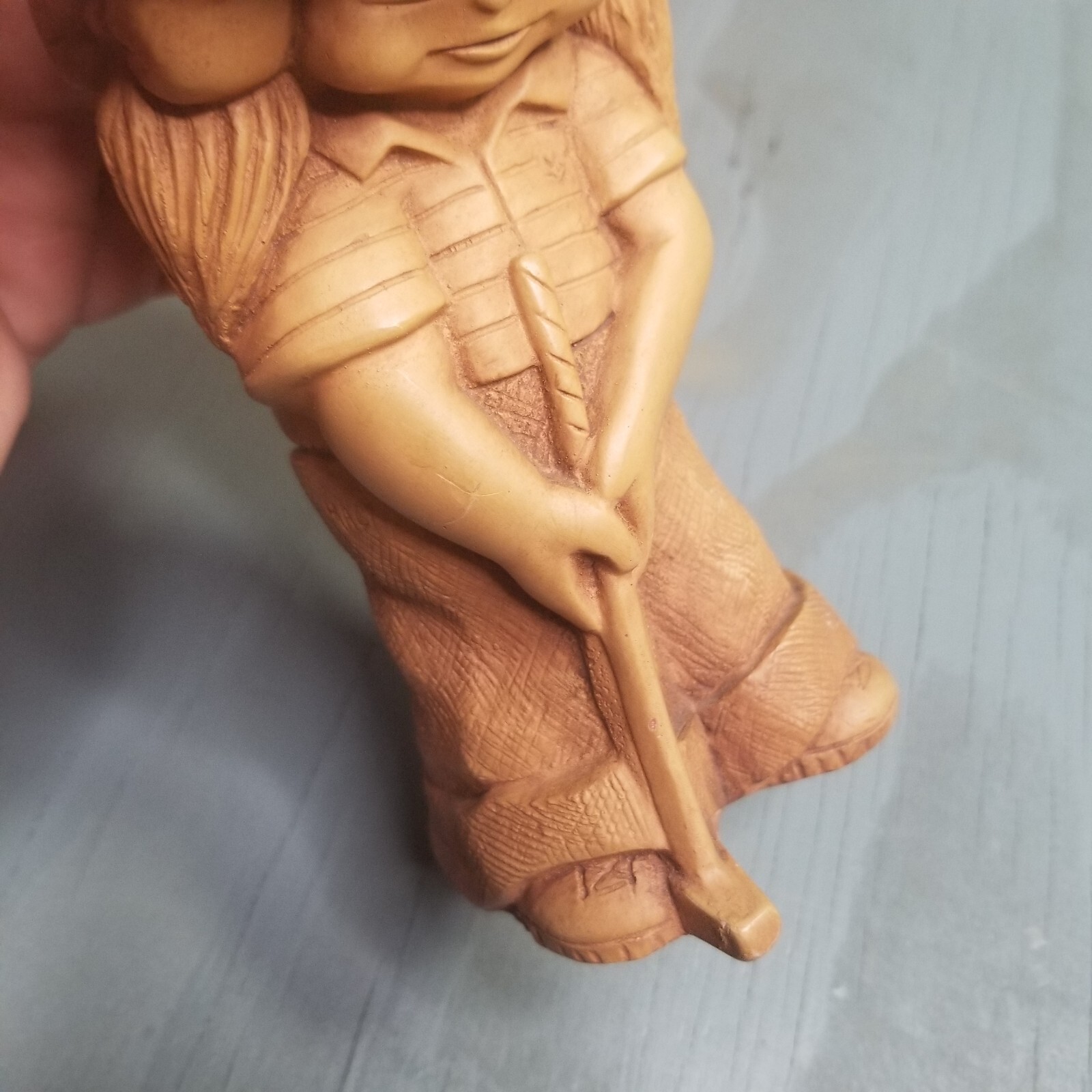 Vtg Bill Mack Fannykins (1971) Girl Putting Golf Solar Statuary Statue Figure