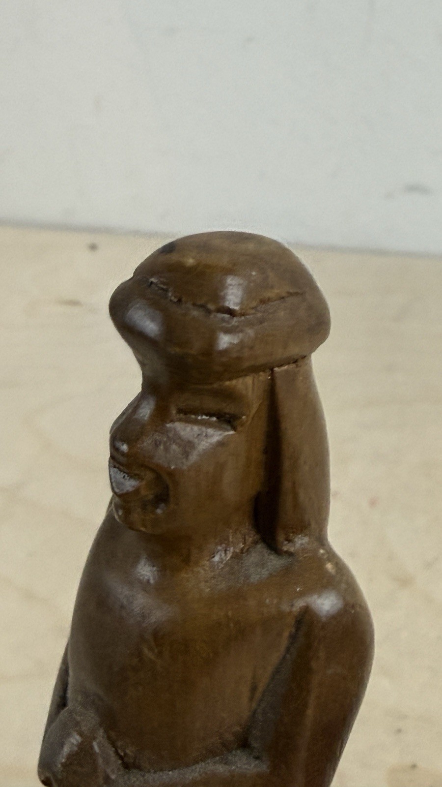 Hand Carved Wooden Barrel Man Figurine Adult Gag Gift Novelty Souvenir Got Wood