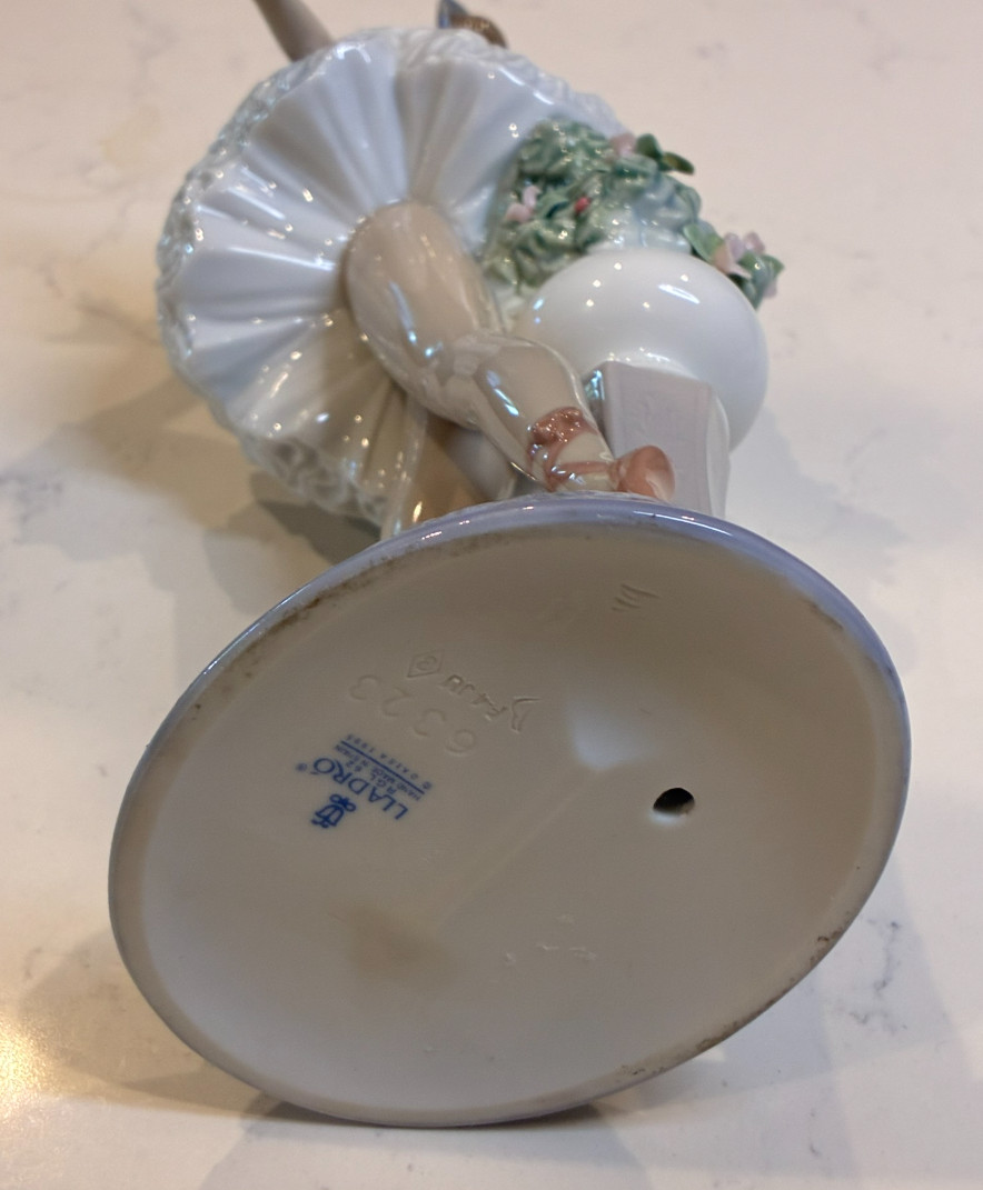 Vintage Lladró Ballerina “Stage Presence” #6323 in Original Box 10.5″ Tall