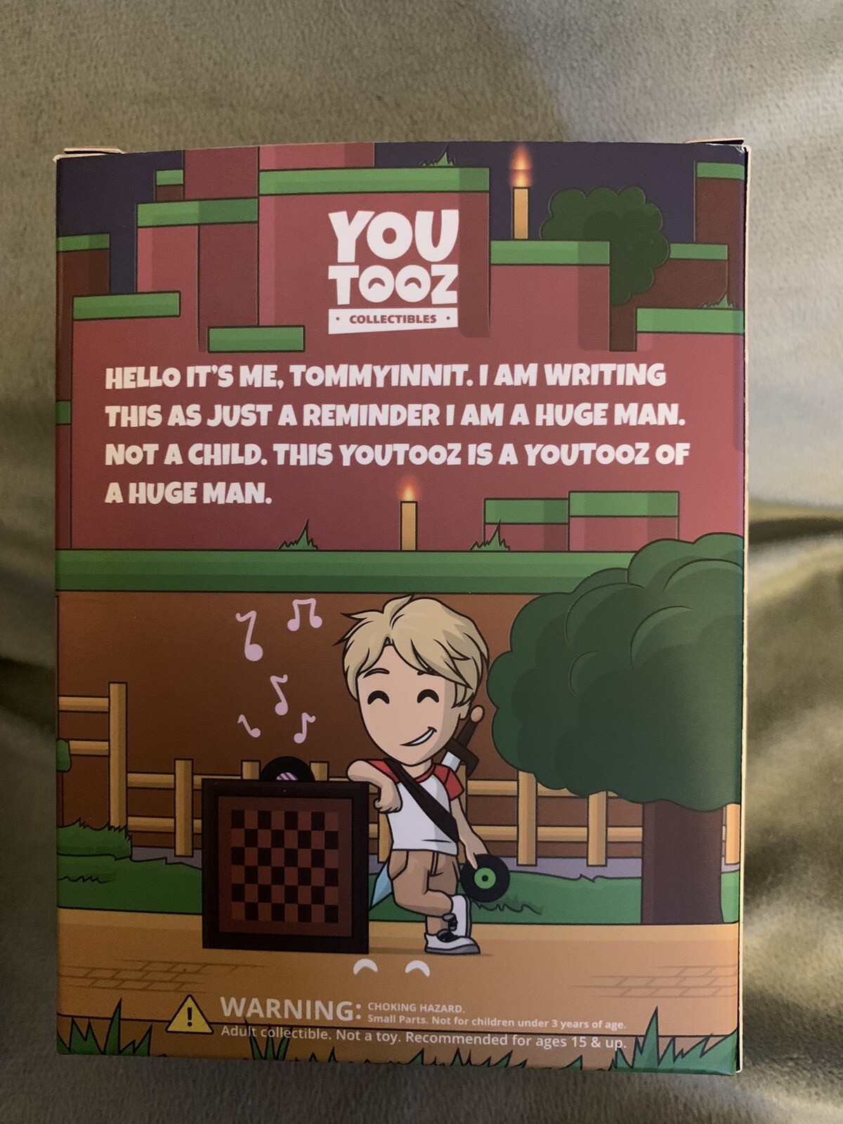 TommyInnit Youtooz Vinyl Figure #159 With Box And Cover Gaming Youtube