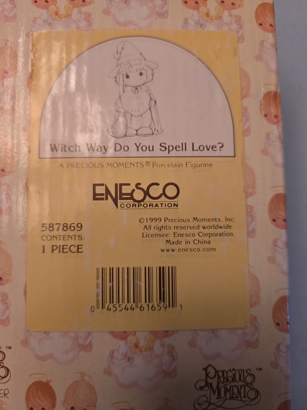 Precious Moments Witch Way Do You Spell Love 587869 New In Box